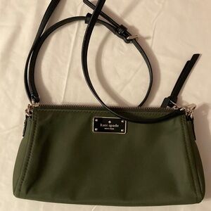 Kate Spade Green Nylon Crossbody Bag